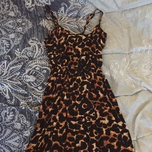 Animal print dress